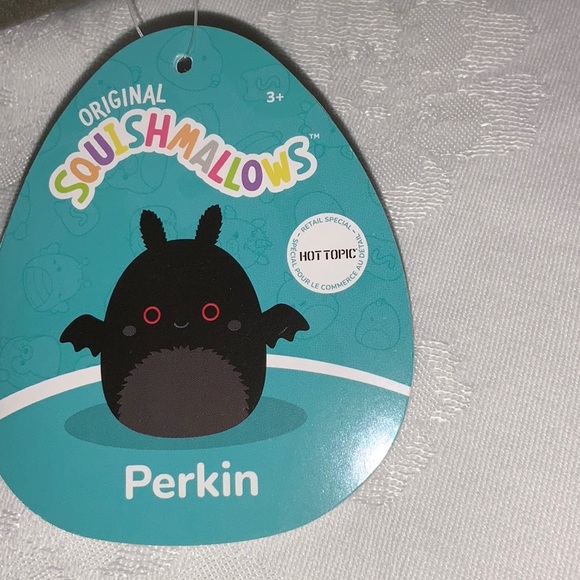 Squishmallows Perkin Moth-man Hot Topic Exclusive 8 inch - Picture 6 of 11